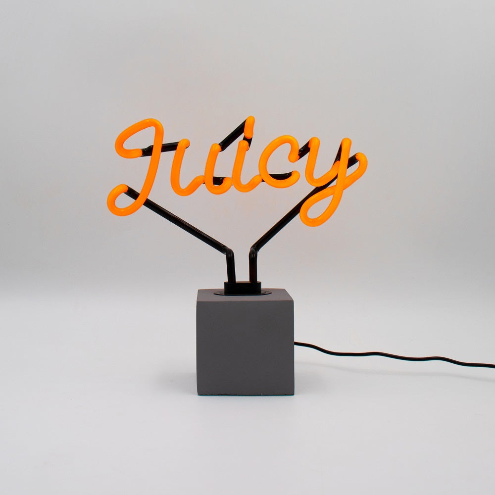 Panneau néon "Juicy