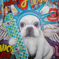 'Liberty Dog' Wall Artwork - LED Neon - Locomocean