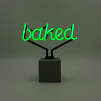 Ersatzglas (NUR GLAS) - Neon 'Baked' Schild