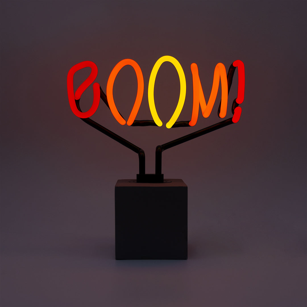 【BOBO BOOM】Vivid Neon Cord Bottle Lamp Neon 'Boom' Sign – Locomocean