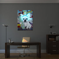 'Liberty Dog' Wall Artwork - LED Neon - Locomocean