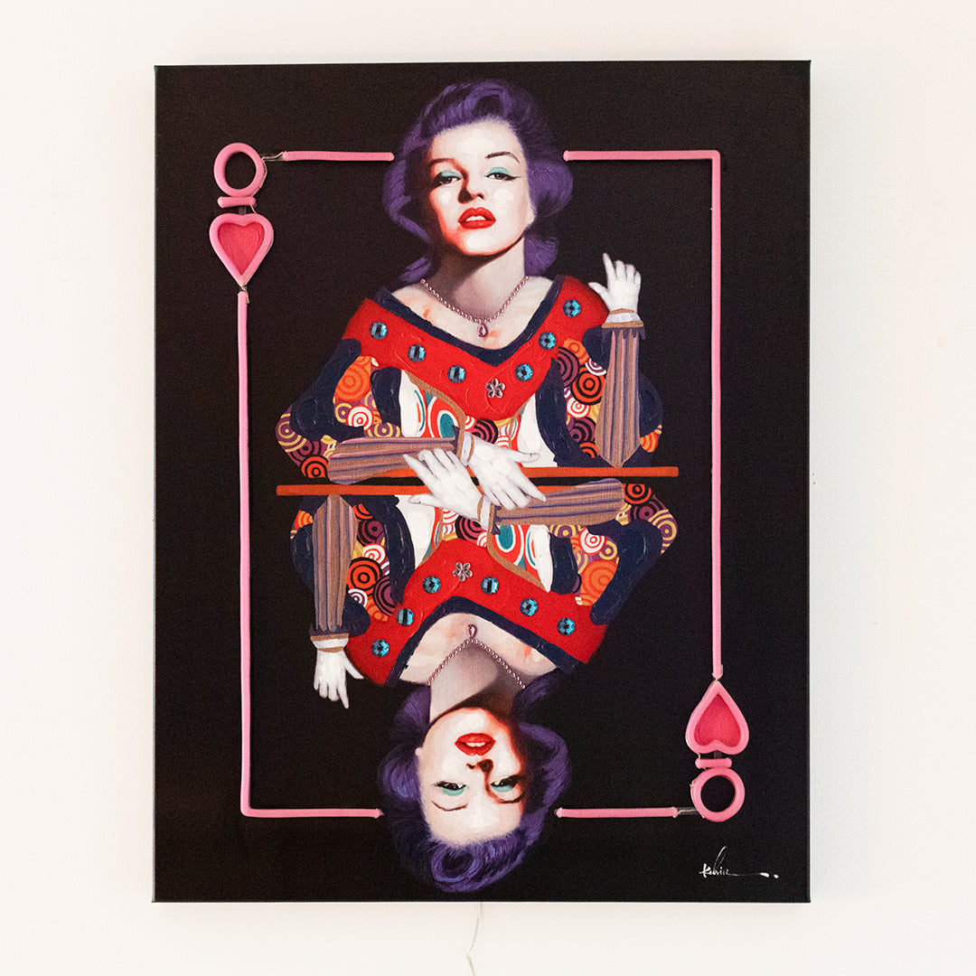 Wall Painting (LED Neon) - Marilyn