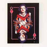 Wandmalerei (LED-Neon) - Marilyn