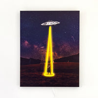 Obra de arte mural 'OVNI' - LED Neón
