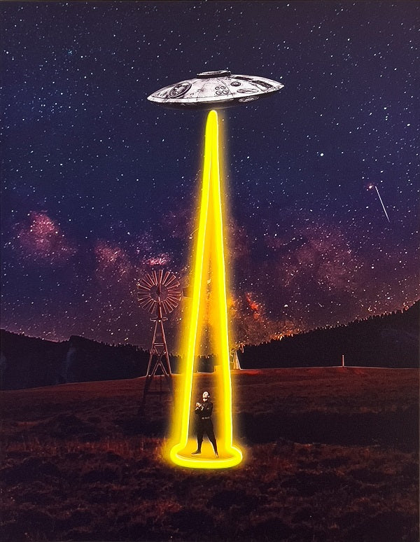 'UFO' Wall Artwork - LED Neon
