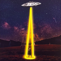 Obra de arte mural 'OVNI' - LED Neón