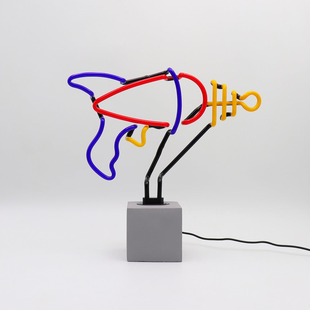 Neon 'Ray Gun' Sign