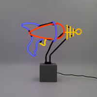 Neonschild 'Strahlenkanone'