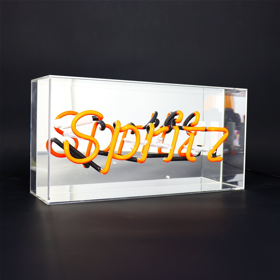 'Spritz' Acrylic Box Neon Light - Locomocean