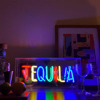 'Tequila' Acrylic Box Neon Light - Locomocean