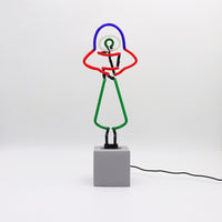Neon 'UFO' Sign