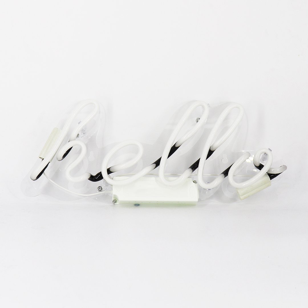 Neon Light 'Hello' Wall Sign - Locomocean