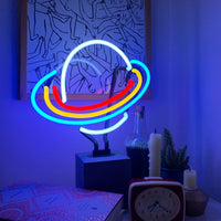 Neon 'Saturn' Zeichen