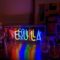 'Tequila' Acrylic Box Neon Light - Locomocean