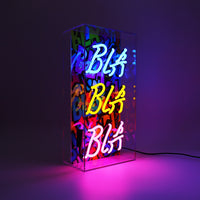 'Bla' Glass Neon Sign