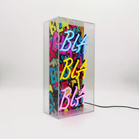 'Bla' Glass Neon Sign