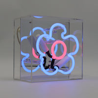Mini-Glas-Neonschild 'Daisy' - Bald erhältlich!