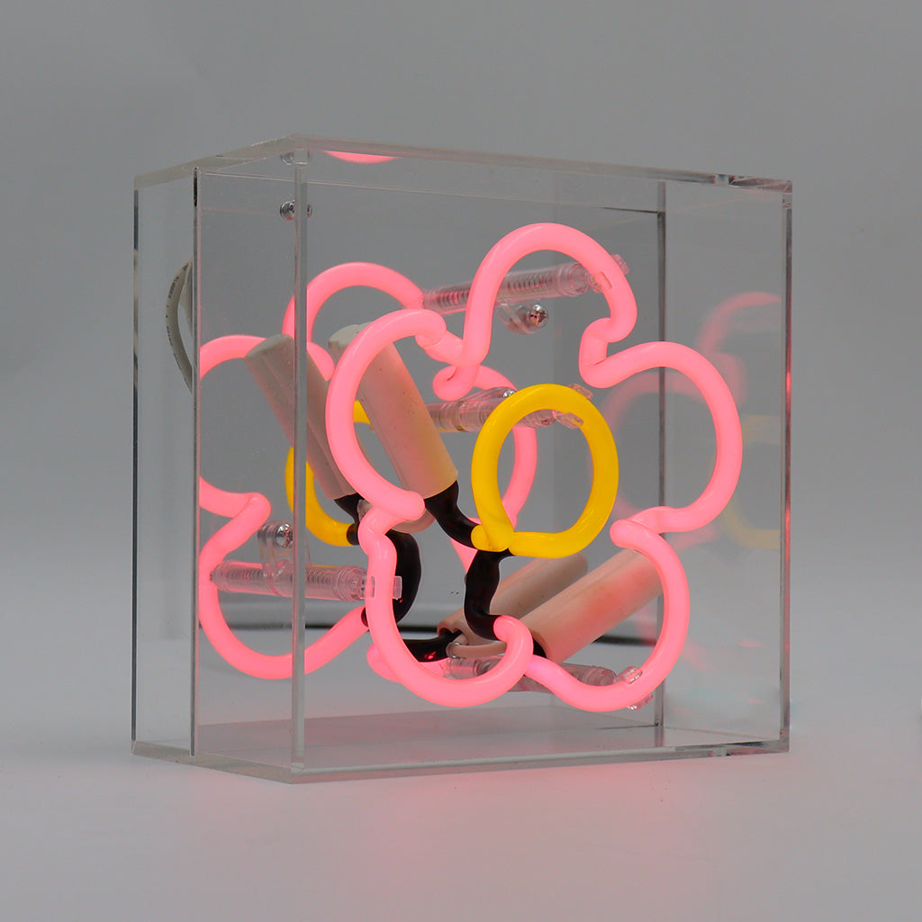 Mini-Glas-Neonschild 'Daisy' - Bald erhältlich!
