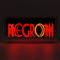Insegna al neon in vetro 'Negroni