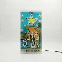 'The Star' Tarot Glass Neon Box Sign