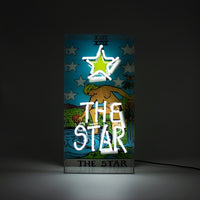 'The Star' Tarot Glass Neon Box Sign