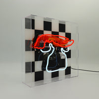 'Lobster Telephone' Glass Neon Box Sign