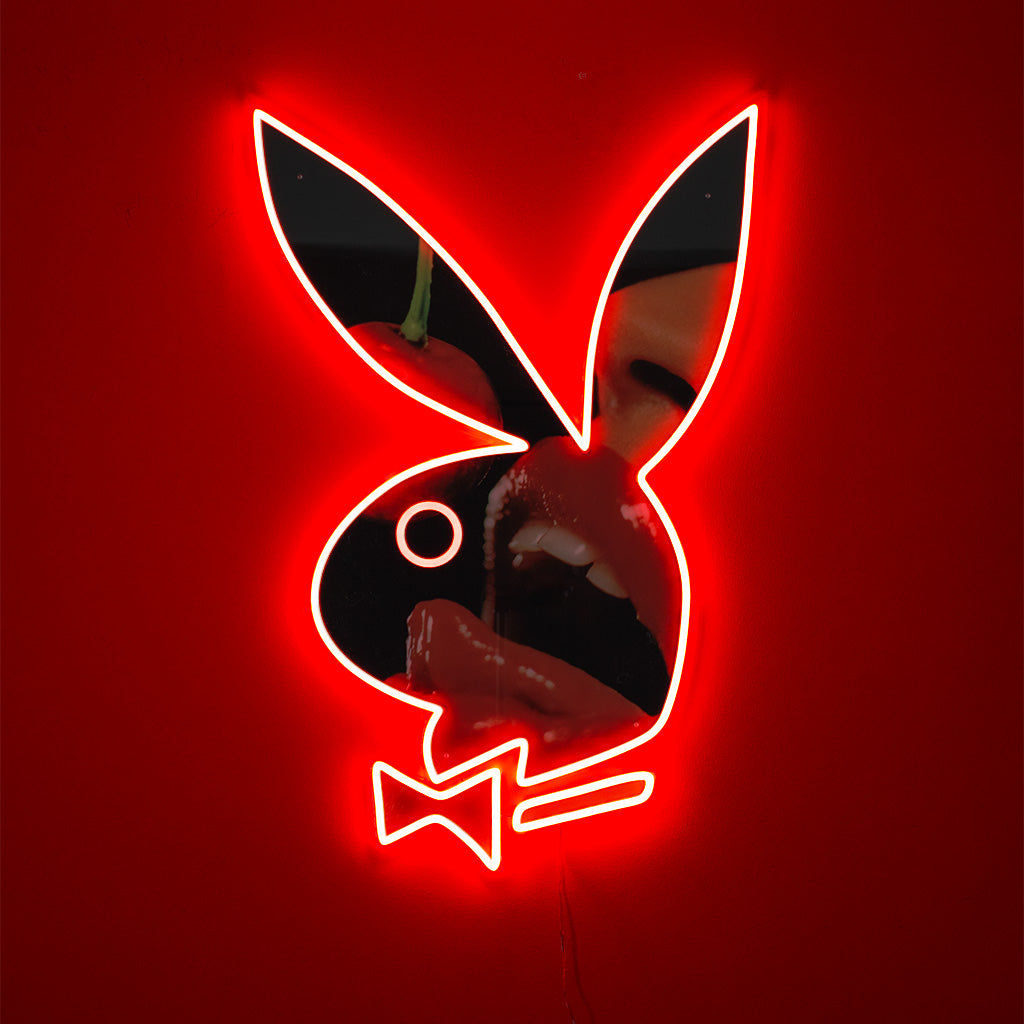 Playboy X Locomocean - Cherry Playboy Bunny LED Wall Mountable Neon
