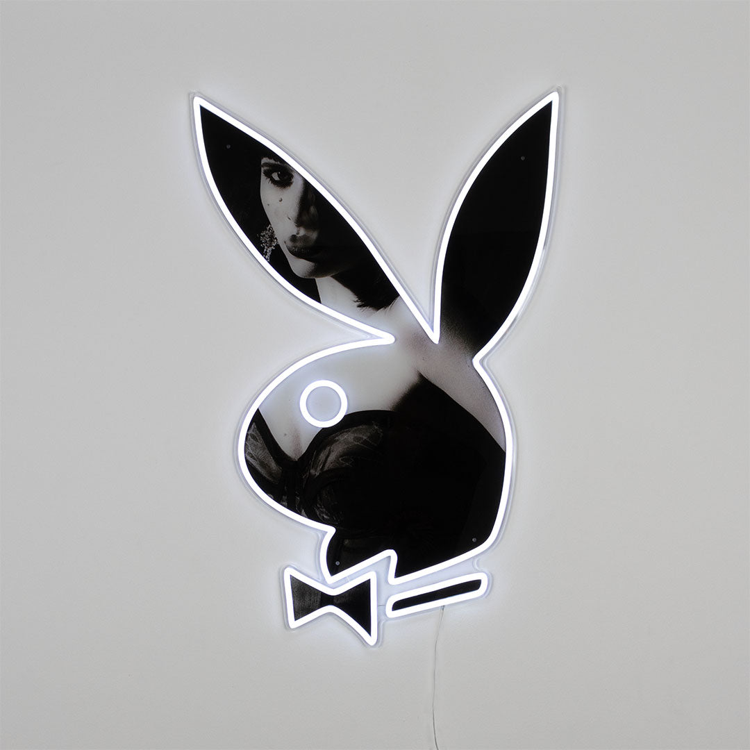 Playboy X Locomocean - Neon da parete Playboy Bunny LED B&W (in pre-ordine)