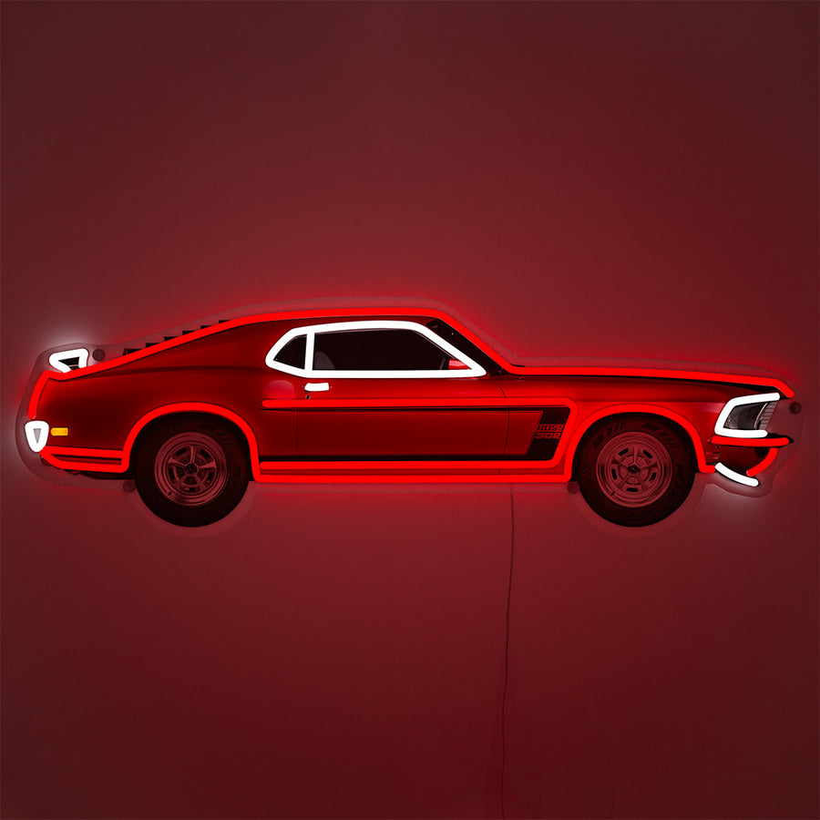 American Muscle Car Neon LED Sign - Wall Mounted