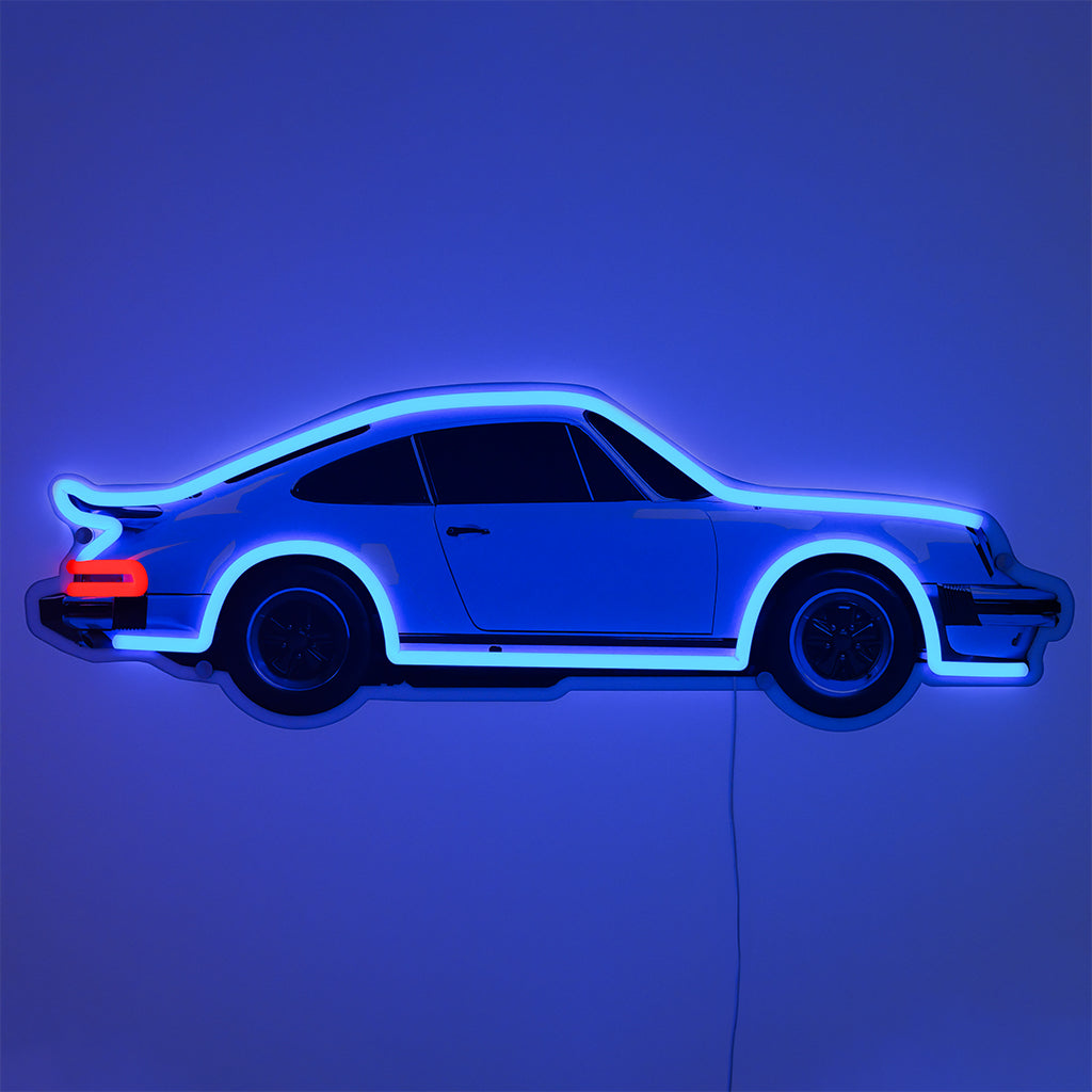 Sports Car Neon LED Sign - Wall Mounted