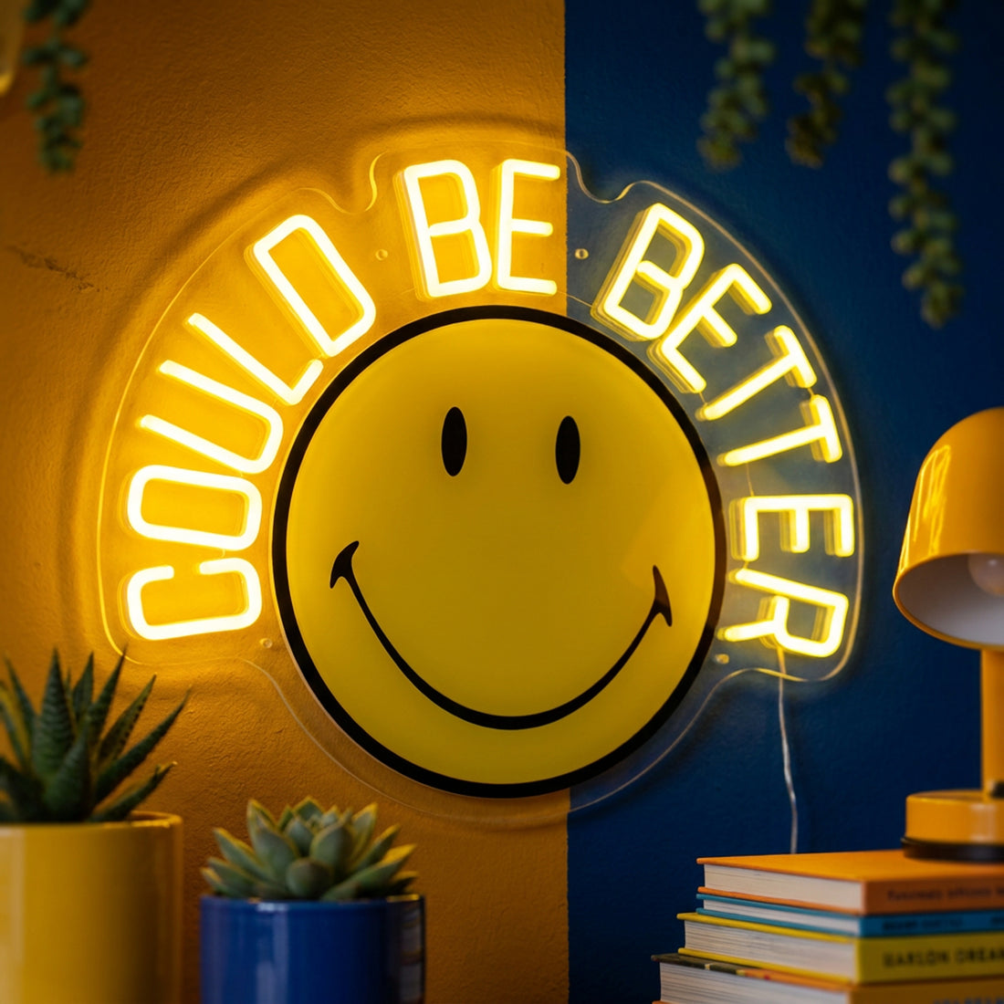 Could be better: The Original Smiley LED Neon Wall Sign