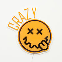 Crazy: S.W.Smiley LED Neon Wall Sign