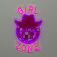 Girl Zone: S.W.Smiley LED Neon Wall Sign