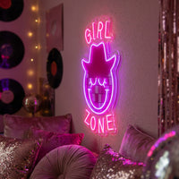 Girl Zone: S.W.Smiley LED Neon Wall Sign