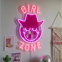 Girl Zone: S.W.Smiley LED Neon Wall Sign