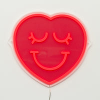 Happy Heart: S.W.Smiley LED Neon Wall Sign