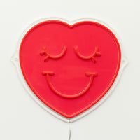 Happy Heart: S.W.Smiley LED Neon Wall Sign