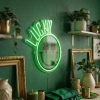 Lucky: S.W.Smiley LED Neon Wall Sign