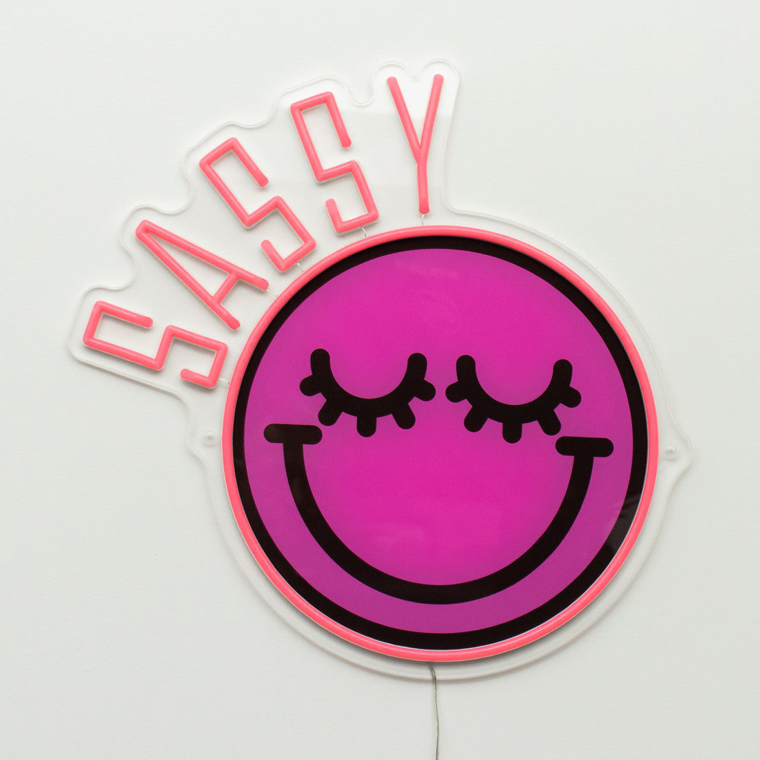 Sassy: S.W.Smiley LED Neon Wall Sign