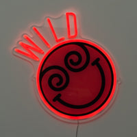 Wild: S.W.Smiley LED Neon Wall Sign