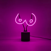 Neon 'Boobs' Sign