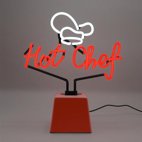 Hot Chef: Ceramic Base Glass Neon