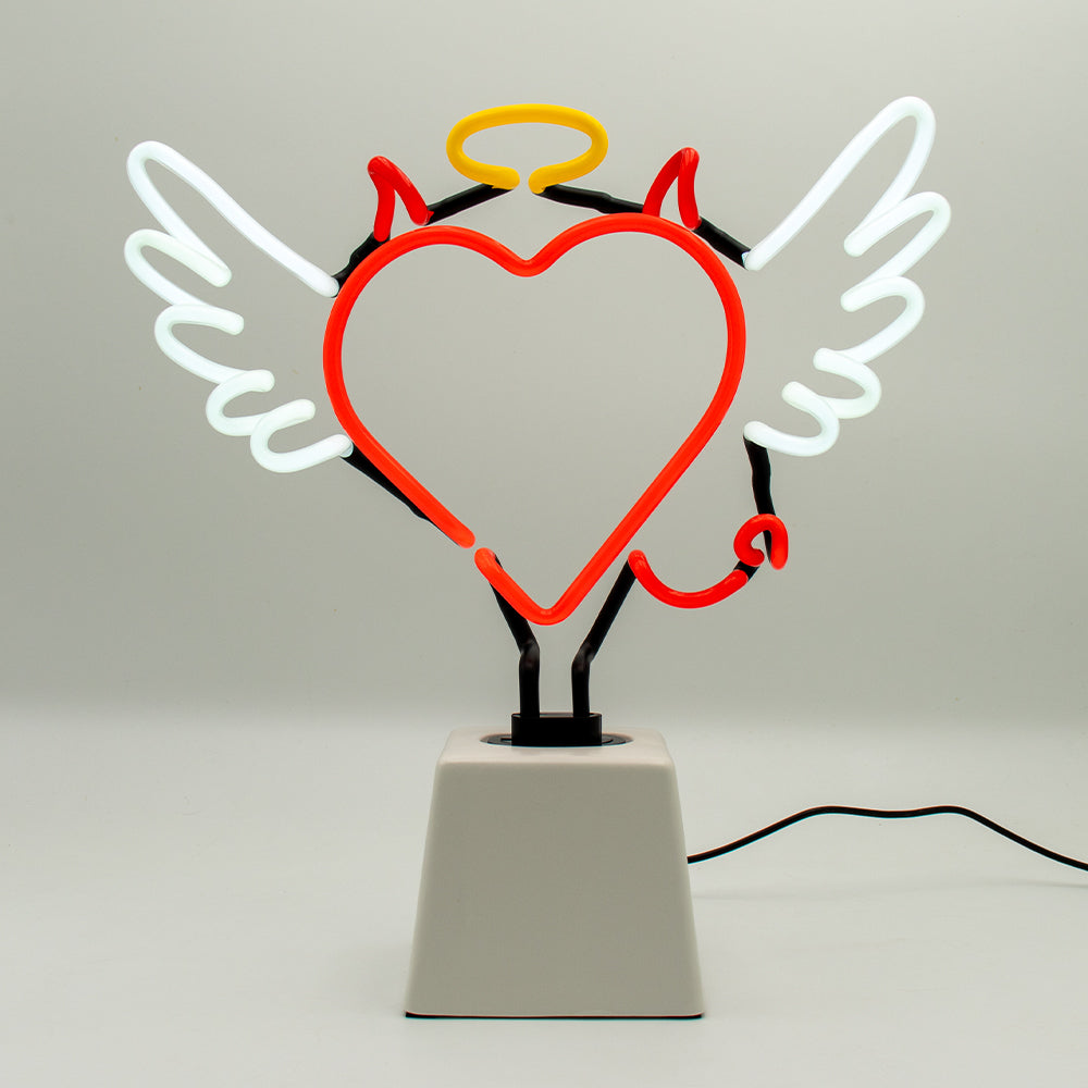 Angel - Devil: Ceramic Base Glass Neon