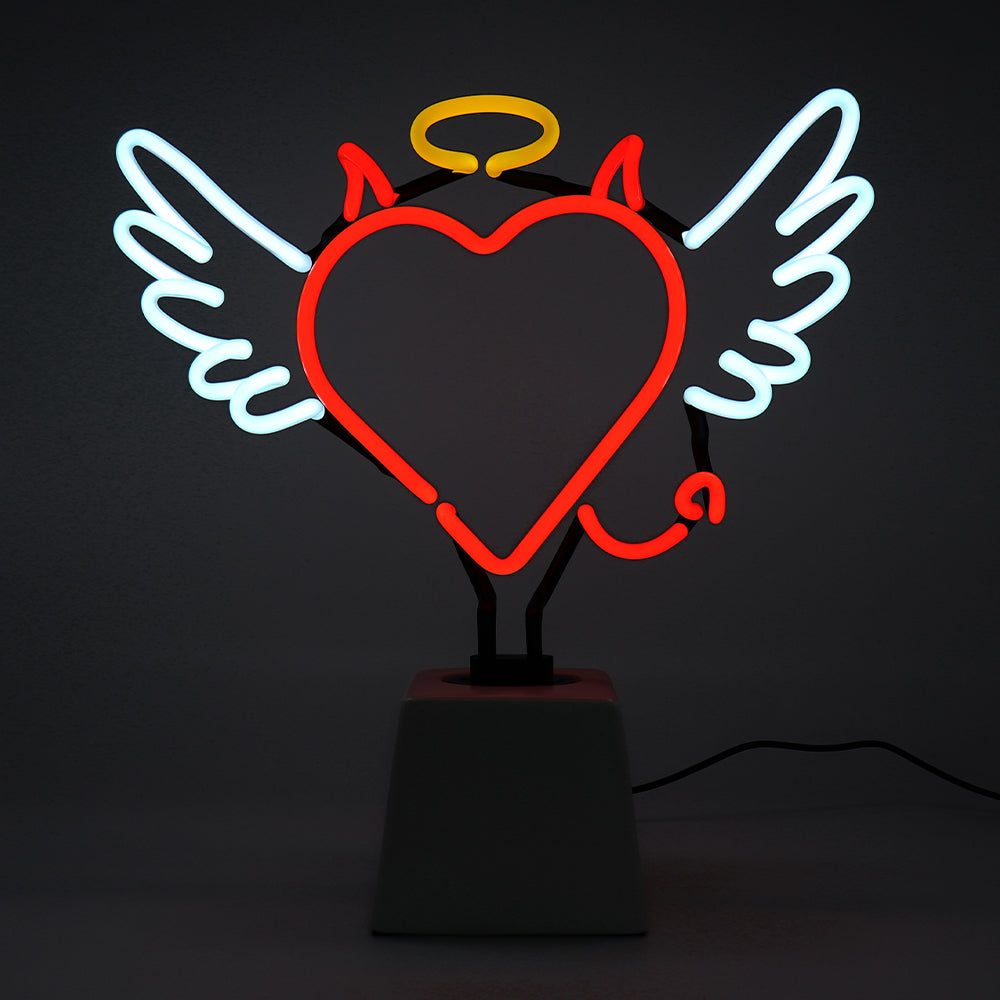 Angel - Devil: Ceramic Base Glass Neon