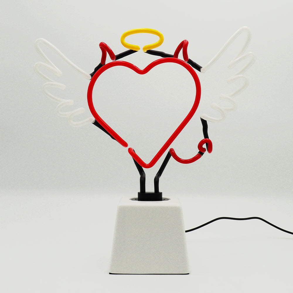 Angel - Devil: Ceramic Base Glass Neon