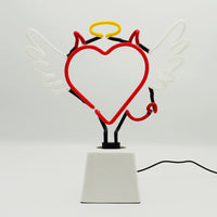 Angel - Devil: Ceramic Base Glass Neon