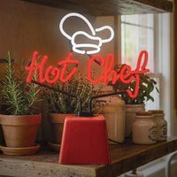 Hot Chef: Ceramic Base Glass Neon