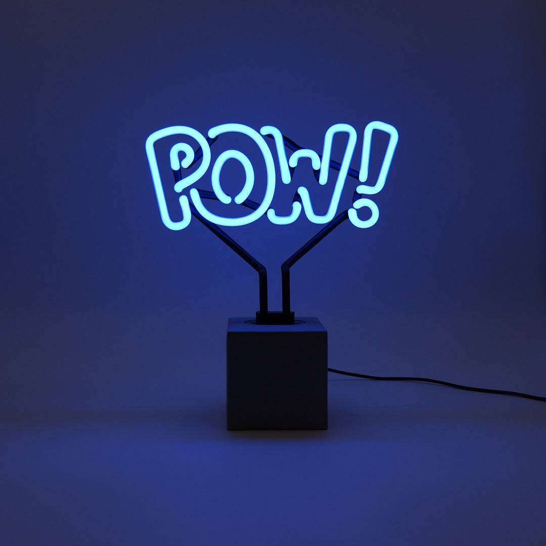 Neon 'POW!' Sign