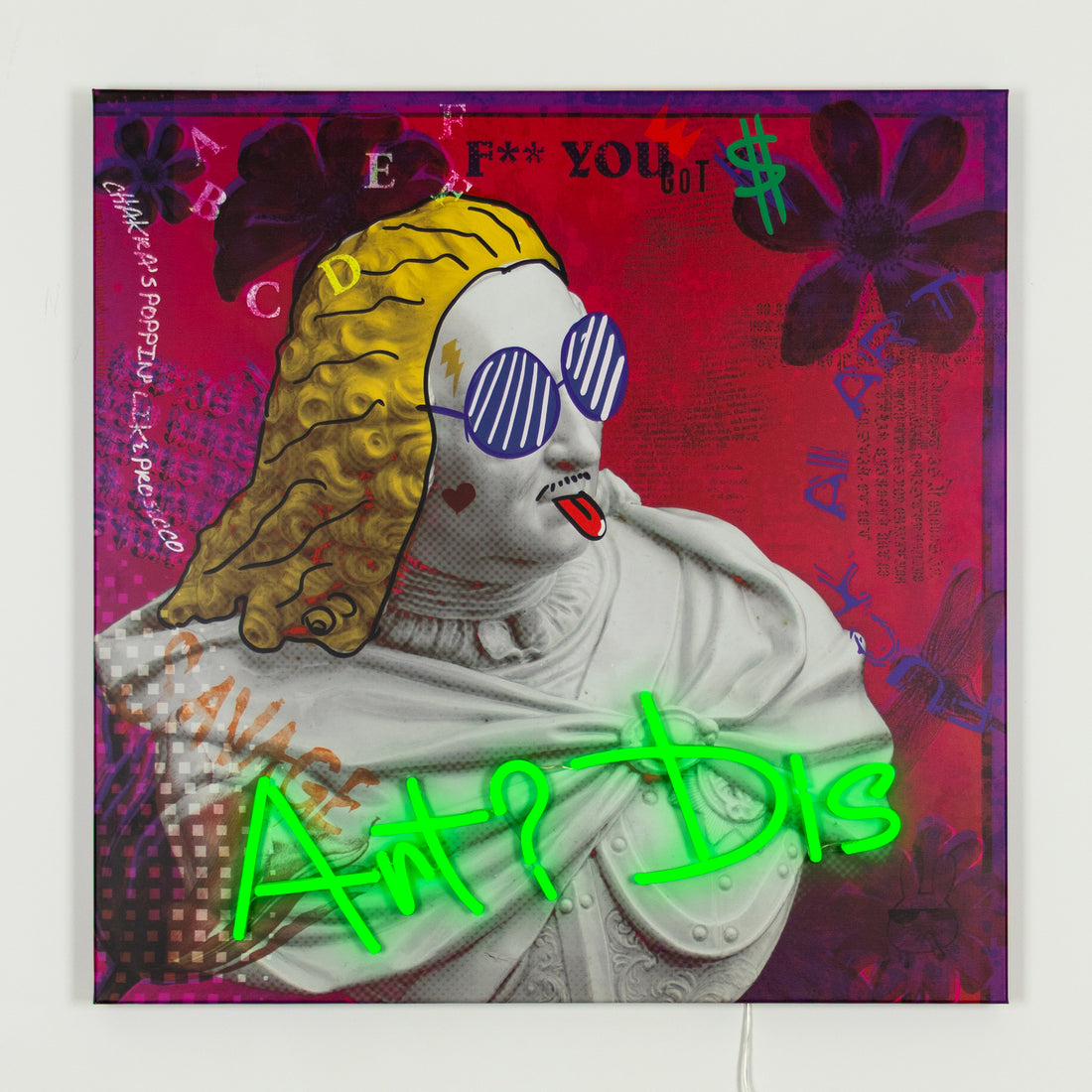 Art Dis: LED Neon Canvas