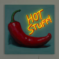 Hot stuff: LED Neon Canvas